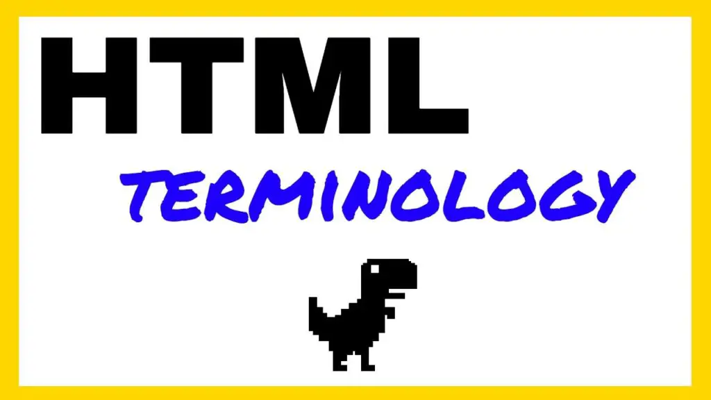 HTML-terminology