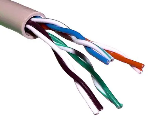 ट्विस्टेड पेअर केबल क्या है ? – Twisted Pair Cable in Hindi