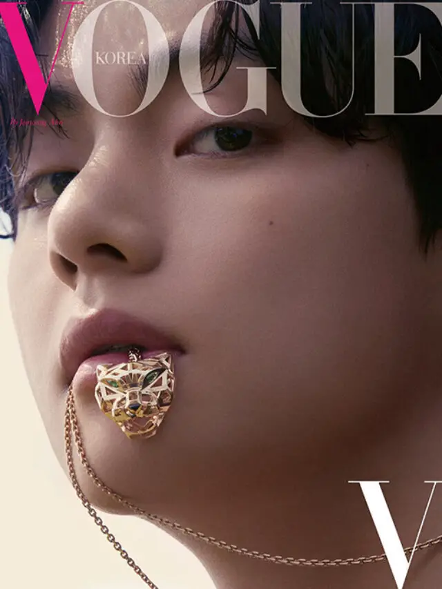 BTS V की पिक्चर Vogue magazine के कवर पर, जाने BTS आर्मी का रिएक्शन।
